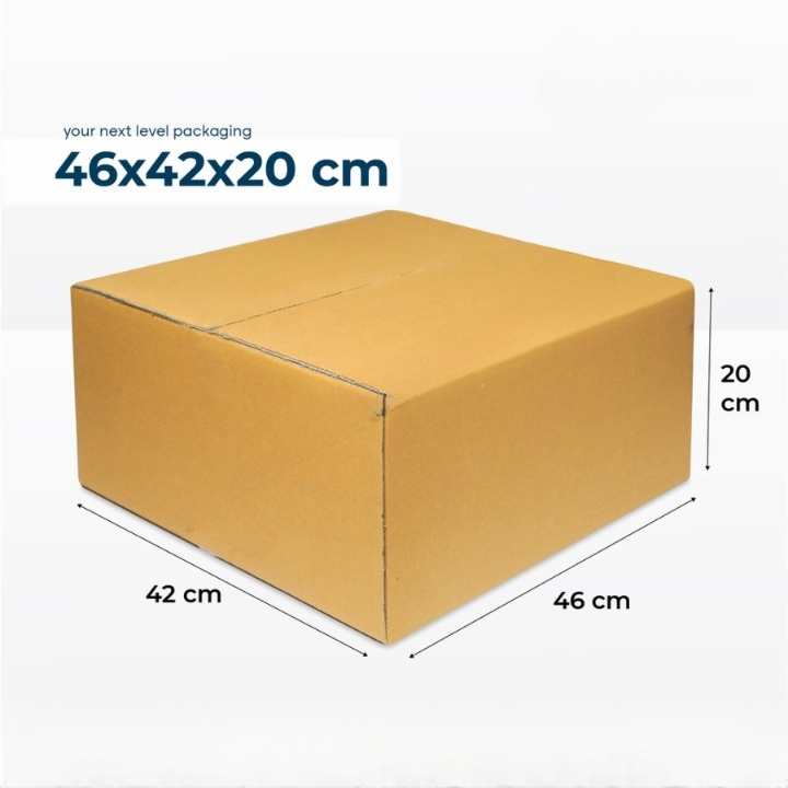 

(3pcs)Kardus Packing Barang Pindahan Dus Double Wall Kemasan Hampers Parcel Size 46x42x20cm