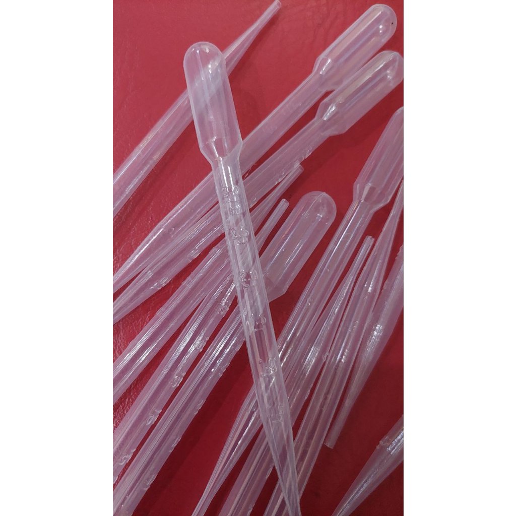 Pipet Plastik 3 ml Panjang 15cm / Pipet tetes / Sedot