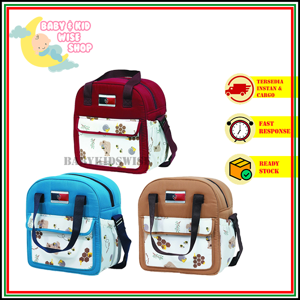 Baby Scots Tas Diaper Bayi Medium Honey Bear BST9201