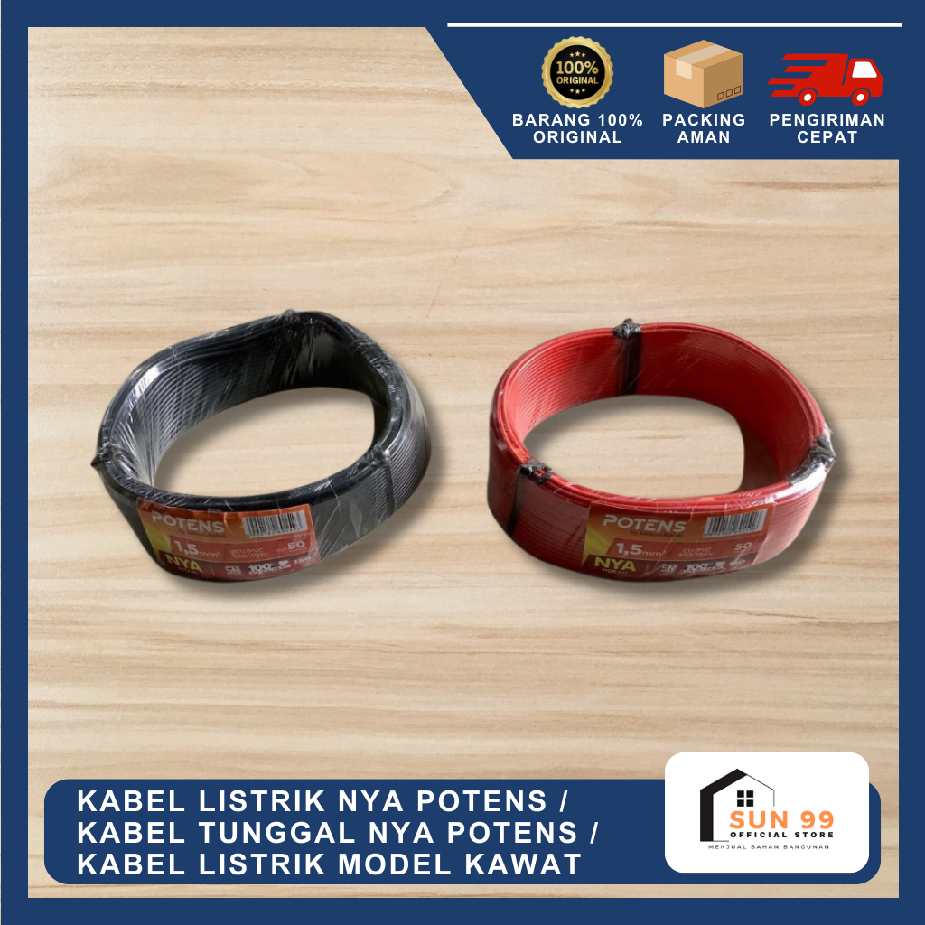 Kabel Listrik Nya Potens / Kabel Tunggal Nya Potens / Kabel Listrik Model Kawat