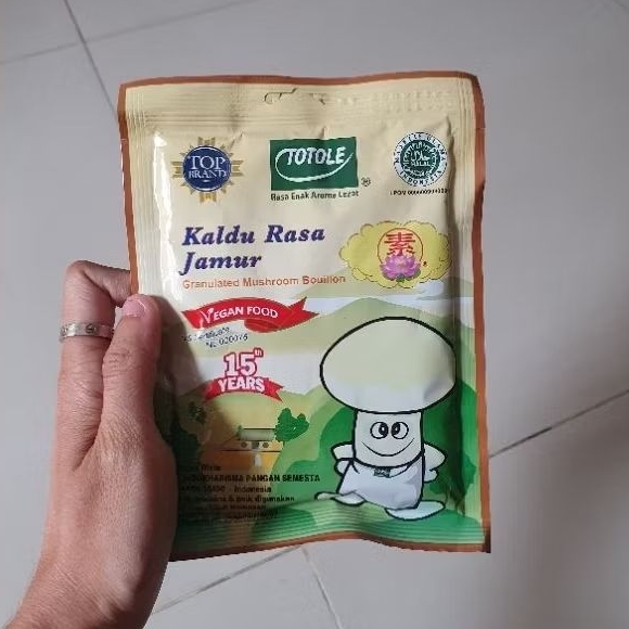 

Totole Kaldu Rasa Jamur bumbu penyedap rasa jamur Vegan Food 80gr.