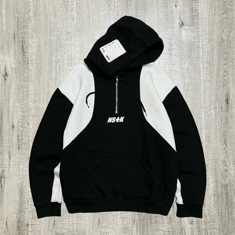 Nasty kick halfzip hoodie 2tone