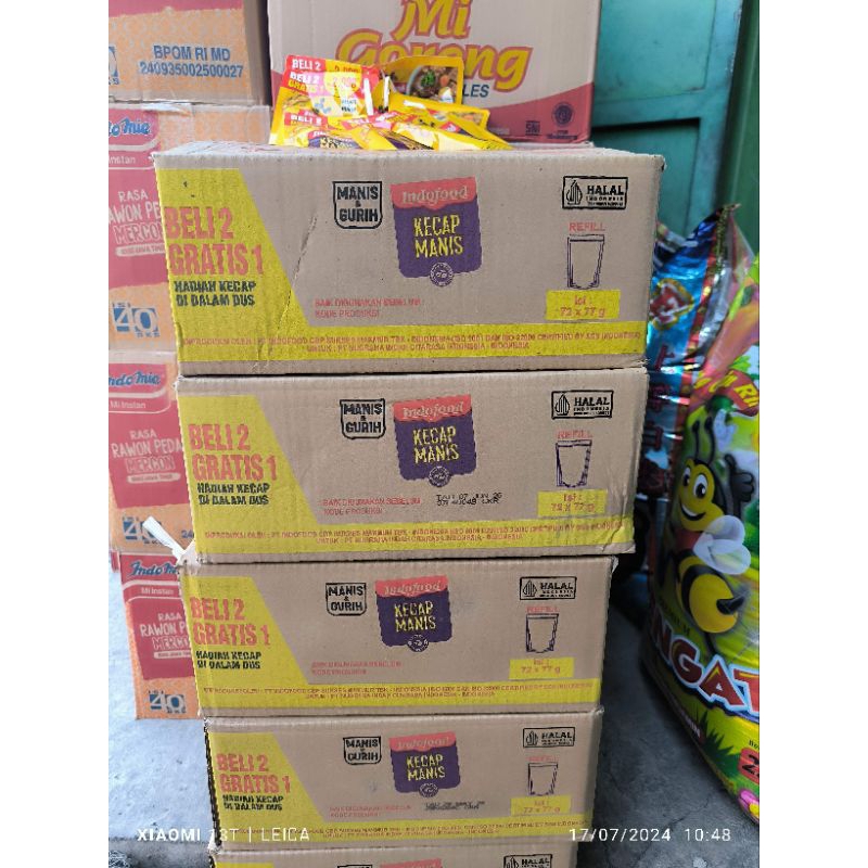 

Kecap Manis Indofood 2000 an 77 gr isi 48 pcs (72 pcs)