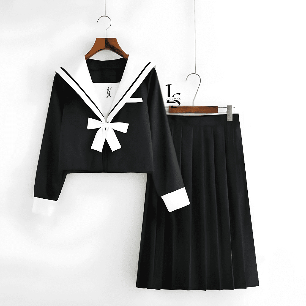 TOMO SET - SERAGAM SEKOLAH JEPANG - BAJU COSPLAY - BAJU WANITA TERBARU ukuran S sampai 7XL