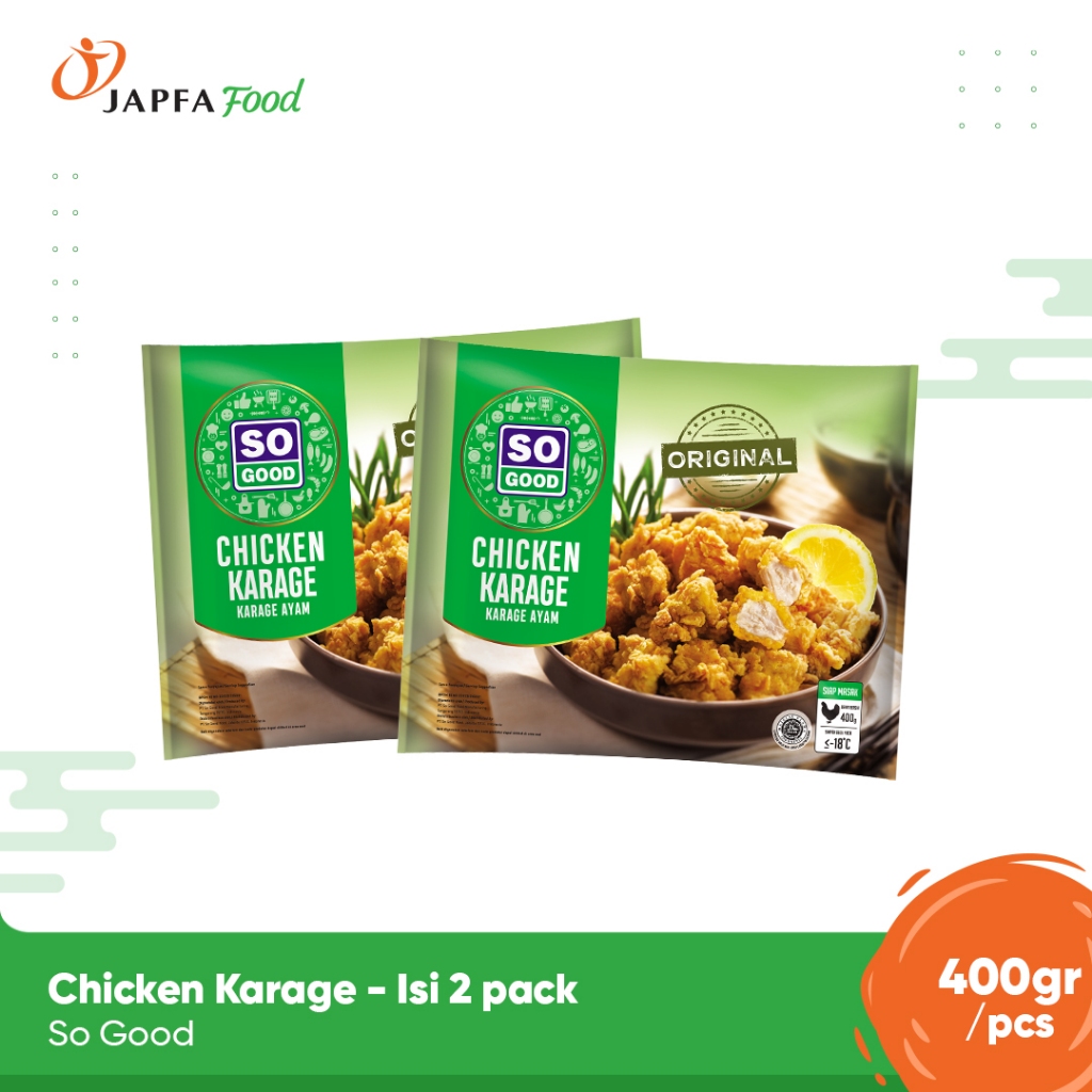 

So Good Chicken Karage / Karage Ayam 400gr - Isi 2 pack