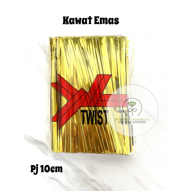 

kawat emas / Kawat Souvenir panjang 10cm isi 700-800