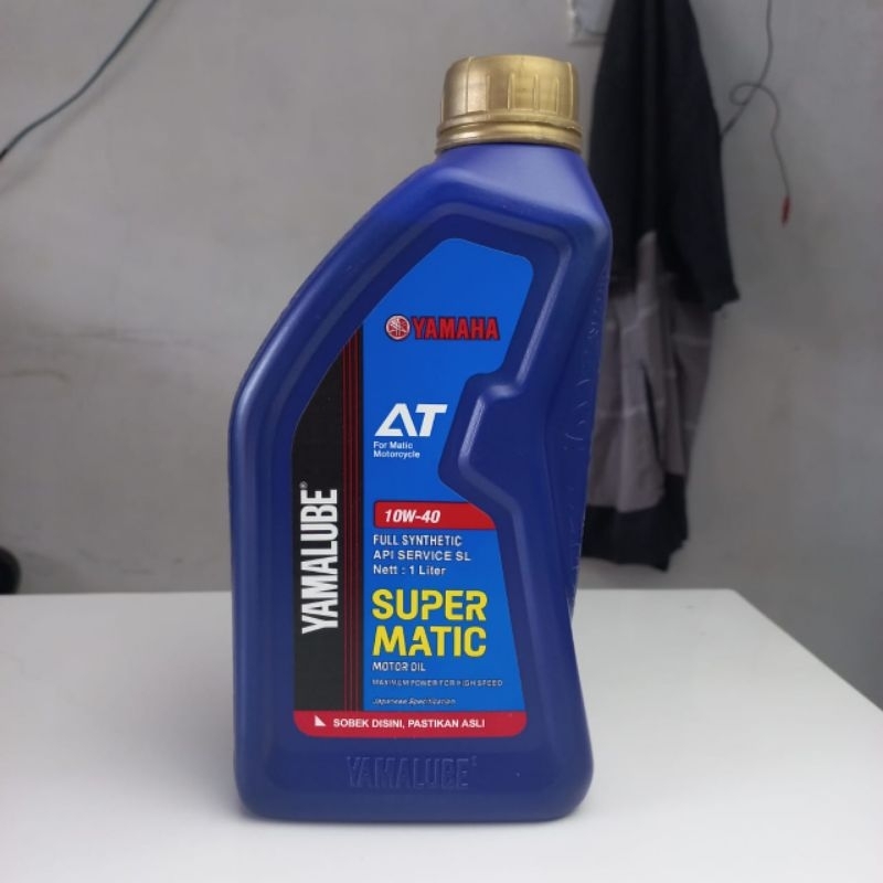 oli mesin Yamaha Yamalube super matic 1 liter original