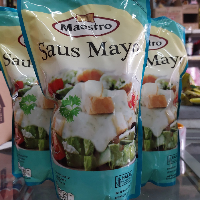 

MAESTRO SAUS MAYO 1 KG HALAL MAYONAISE MAYONAISSE MAYONES MAYONNAISE MAYONNAISSE MAYONES