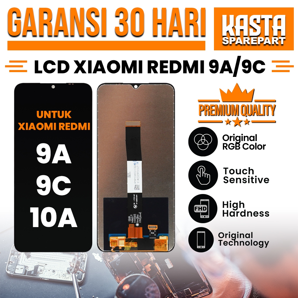 【LCD ORIGINAL】LCD XIAOMI REDMI 9A / REDMI 9C / REDMI 10A LCD FULLSET FULLSET KUALITAS ORI 100%