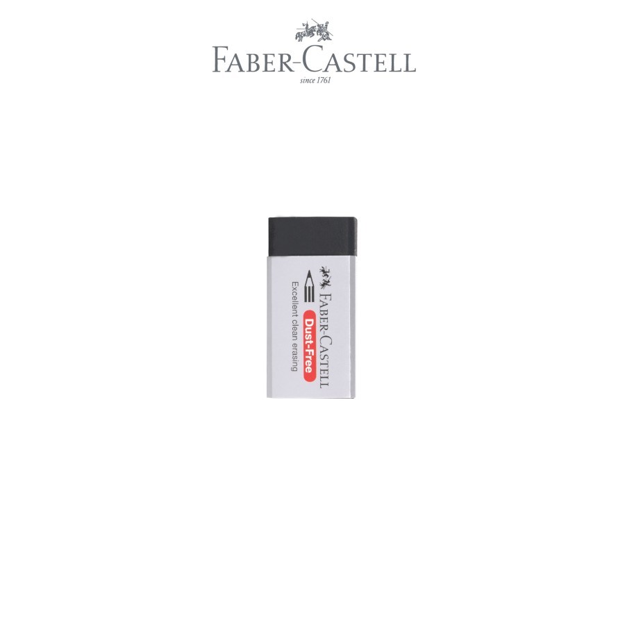 

Faber-Castell Eraser Dust Free 7171 Medium Black / Penghapus Faber Hitam Tanggung / Setip Faber B30