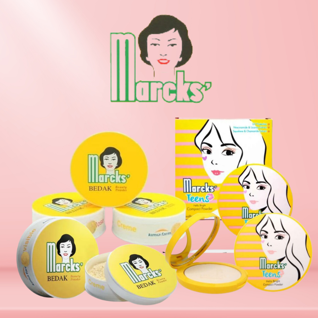 Bedak Marcks / Bedak Tabur / Marcks Teens Compact Powder