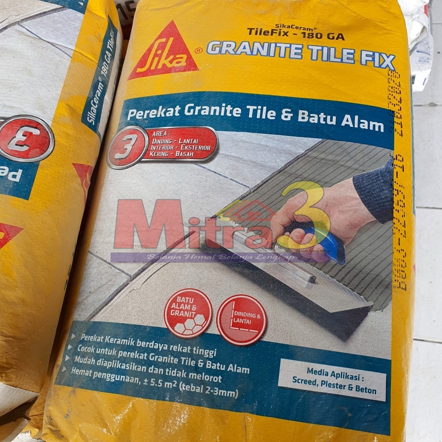 SIKA CERAM TileFix 180 GA 25 KG / Perekat Granit Keramik Tegel Ubin
