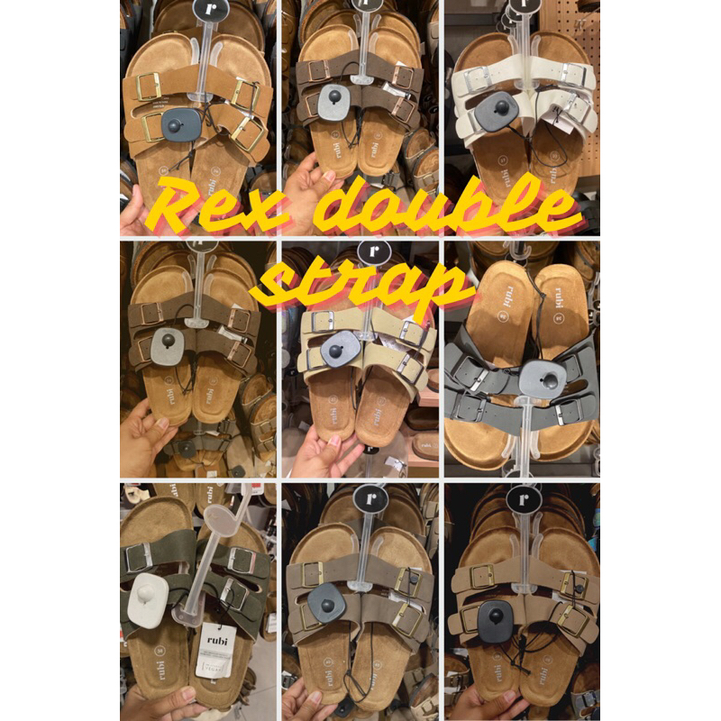 SANDAL RUBI-REX DOUBLE STRAP-SANDAL WANITA