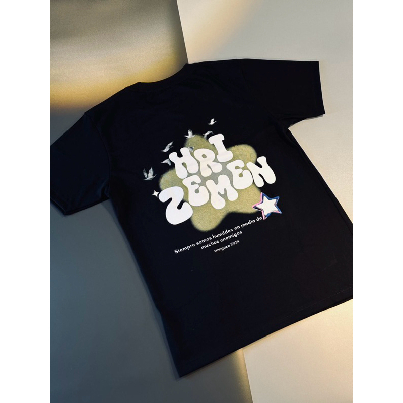 T-shirt HRI ZEMEN BLACK 14.16 UNISEX TEE