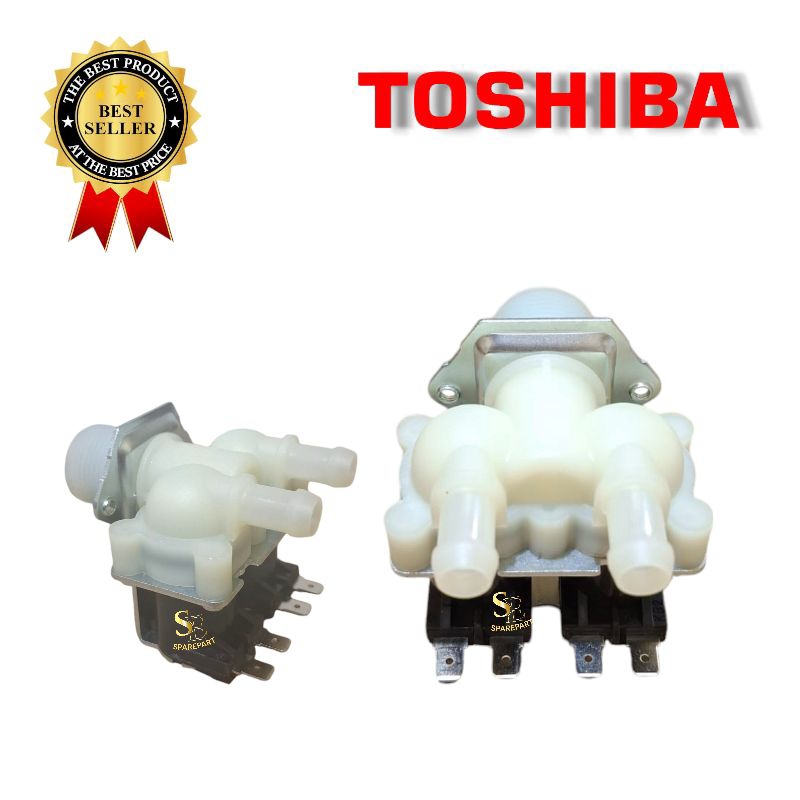 selenoid water inlet valve 2 inlet mesin cuci TOSHIBA front loading ~ selenoid mesin cuci TOSHIBA do