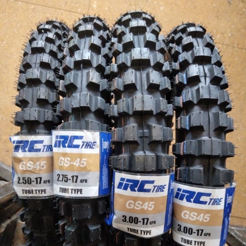 Ban Luar Trail IRC Cross Ring 17 3.00-17 2.75-17 2.50-17 GS45 GS 45 MOTOCROSS Tube Type Motor Moto C