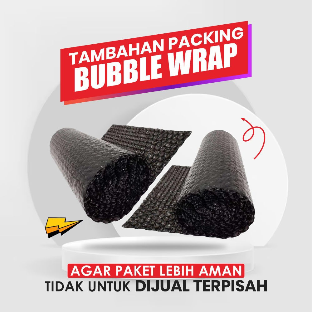 

Tambahan packing Bubble Wrap agar paket lebih aman dan safety Stockami