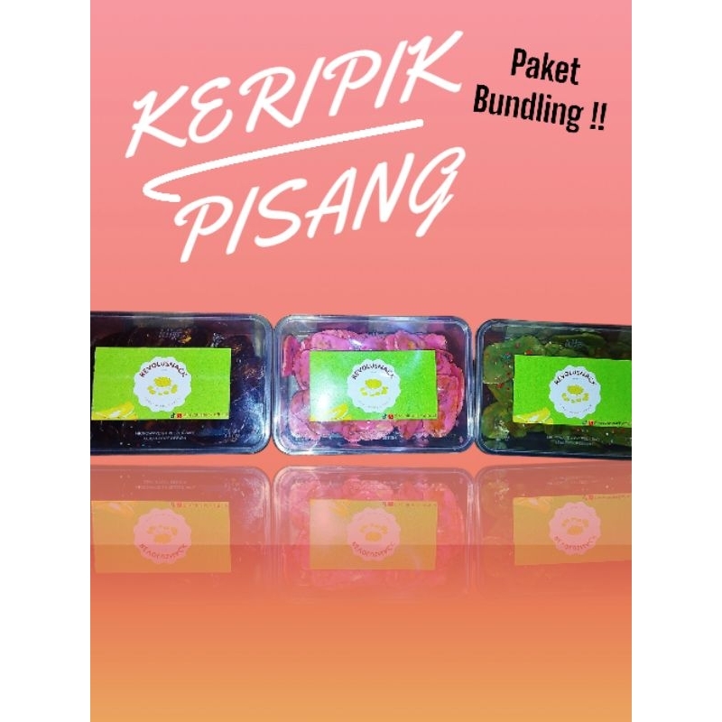 

PAKET BUNDLING!! KERIPIK PISANG COKLAT LUMER BELI 3 LEBIH HEMAT !!