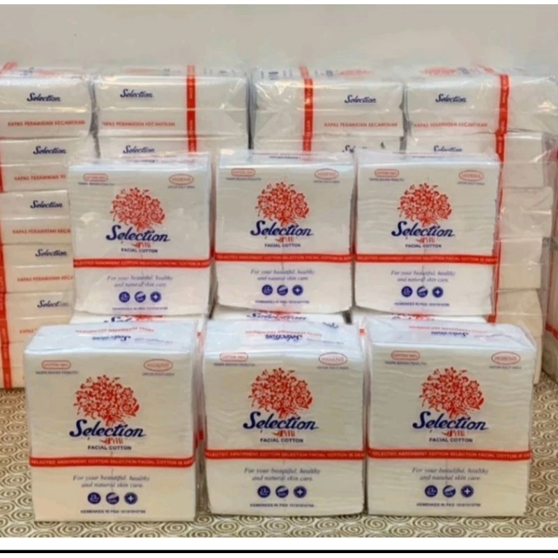 kapas wajah selection 35 gr (1lusin:12pcs)