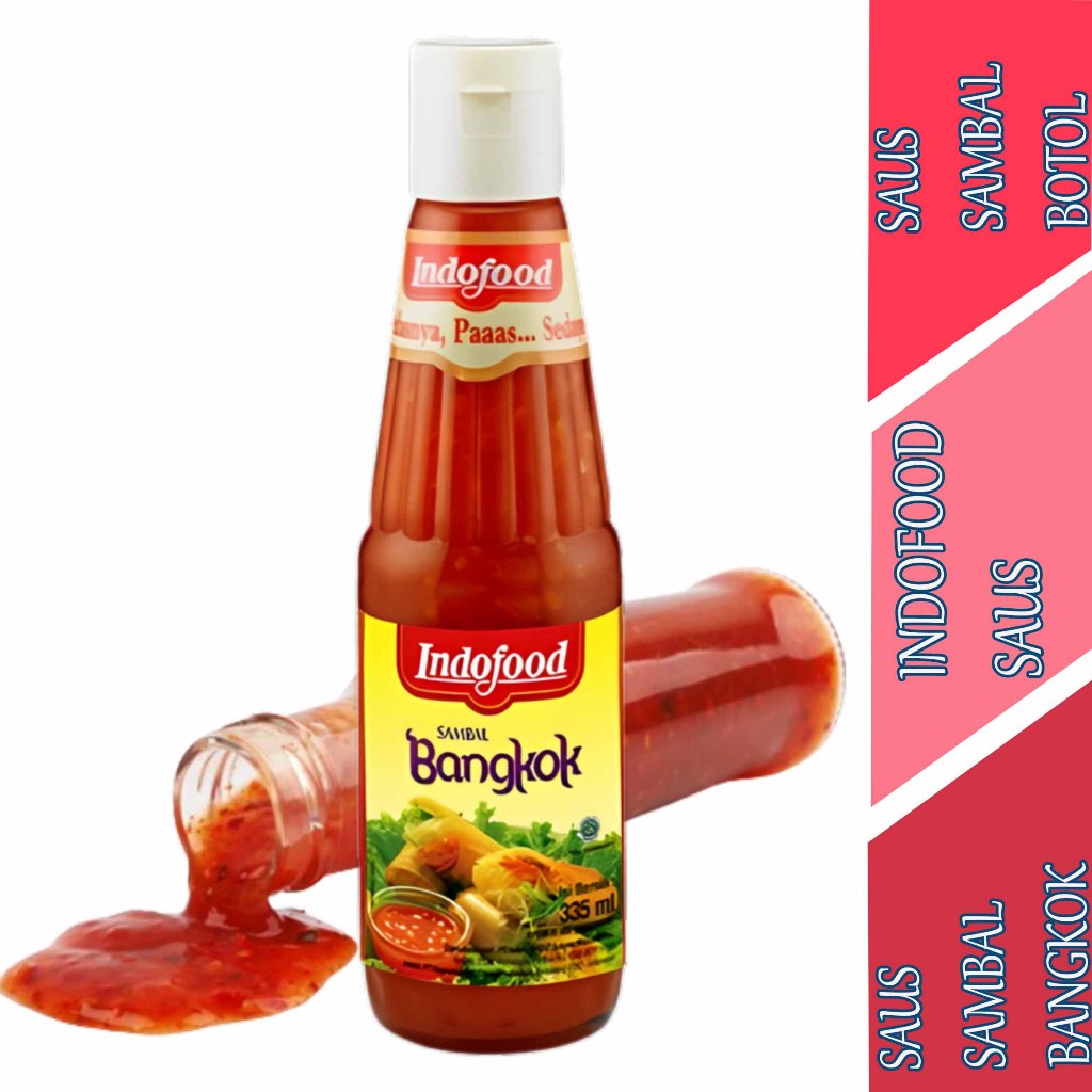 

Saus Sambal Botol - Indofood - Saus Sambal Bangkok - 335ml