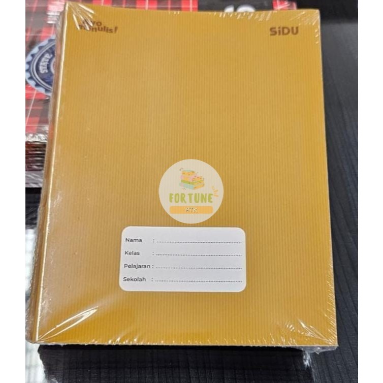 

Buku Tulis Sampul Coklat SIDU Kraft 40 Lembar / 1 Pack Isi 10 Buku