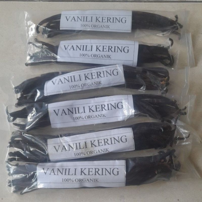 

Vanilla beans-Vanilla kering-Vanili Kualitas Terbaik