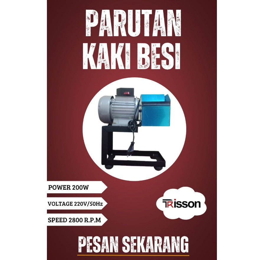 MESIN PARUTAN KELAPA LISTRIK KAKI BESI