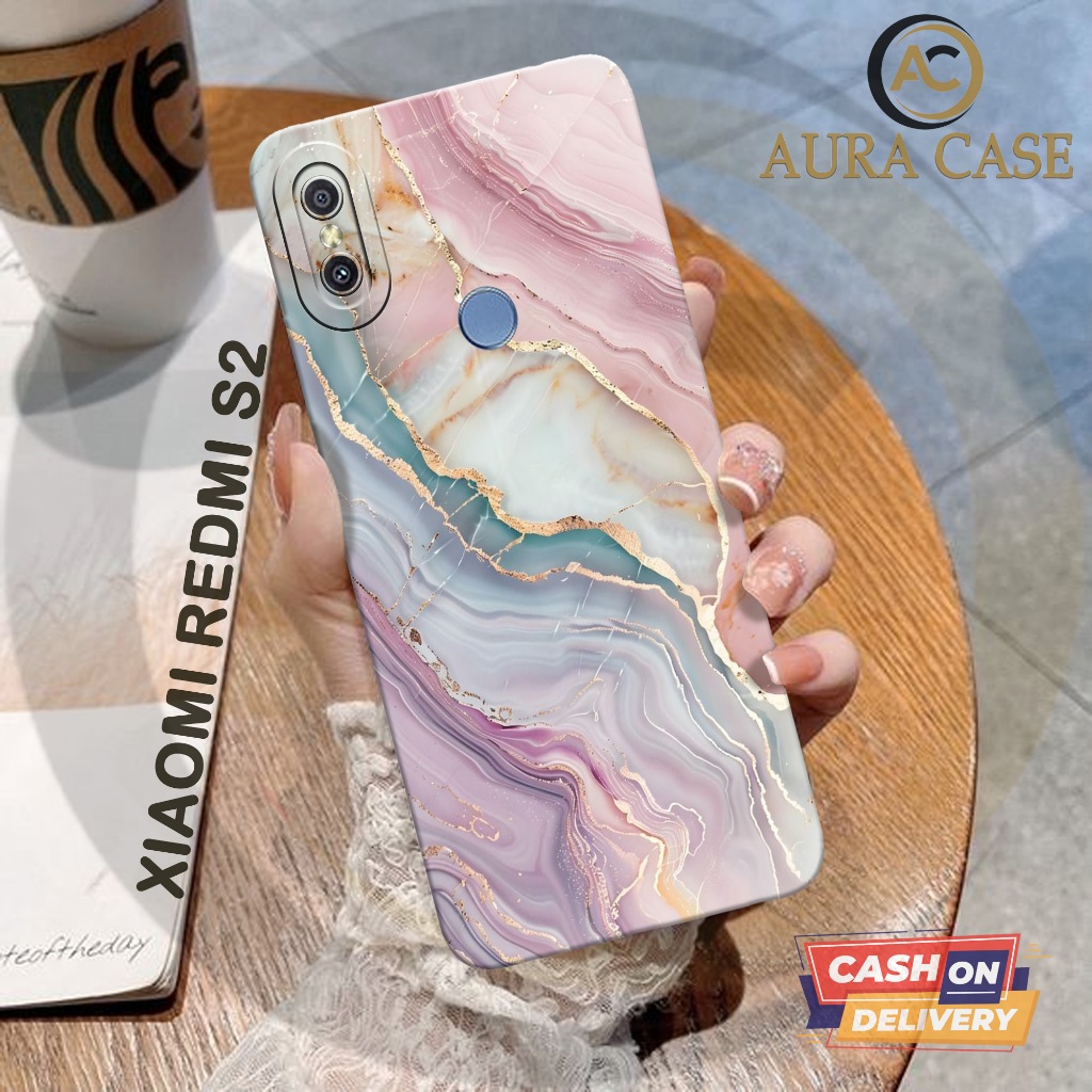 AURA CASE - Softcase XIAOMI REDMI S2 - ABSTRAK Case - Case XIAOMI REDMI S2 - Casing Hp XIAOMI REDMI 