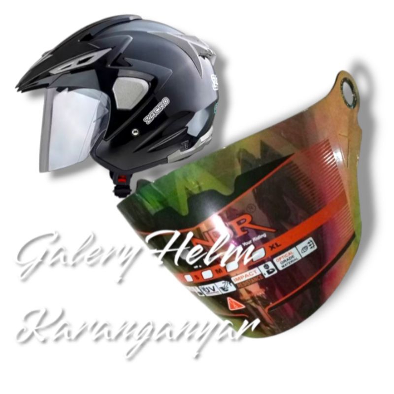 (NDR-4) Kaca Helm Zacro all Varian || Visor Helm Zacro Zakro