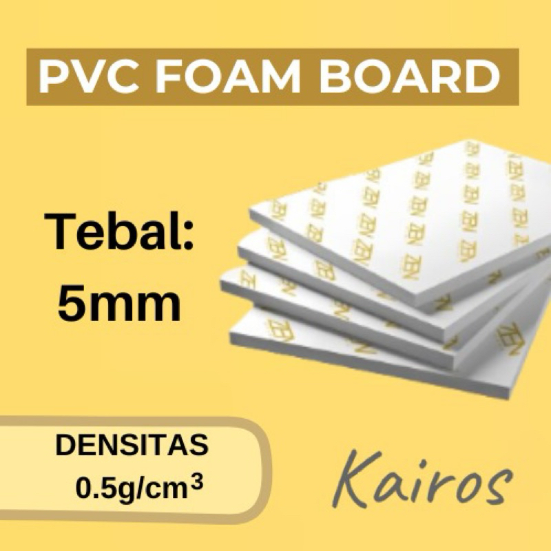 PVC Board Potongan Custom 5mm / Foam Board / PVC Foam Board