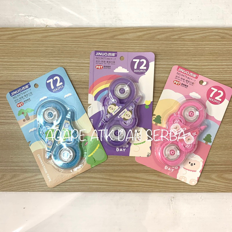 

CORRECTION TAPE / TIP X MEREK JINUO 9475 ISI 2