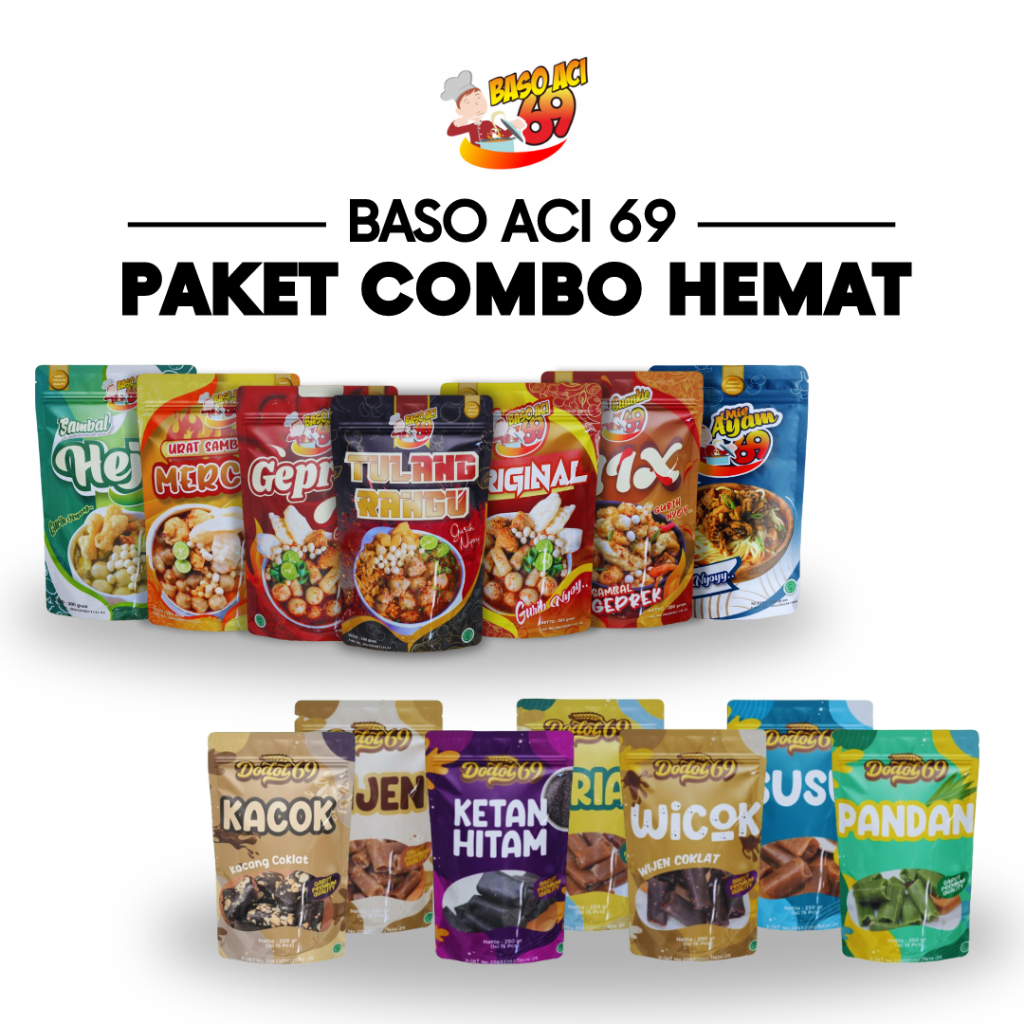 

Baso Aci 69 - Paket Combo Hemat Basoaci + Dodol Garut