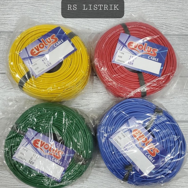 KODE H1Z3 Kabel NYAF 8mm 5 Meter Kabel Tunggal Serabut