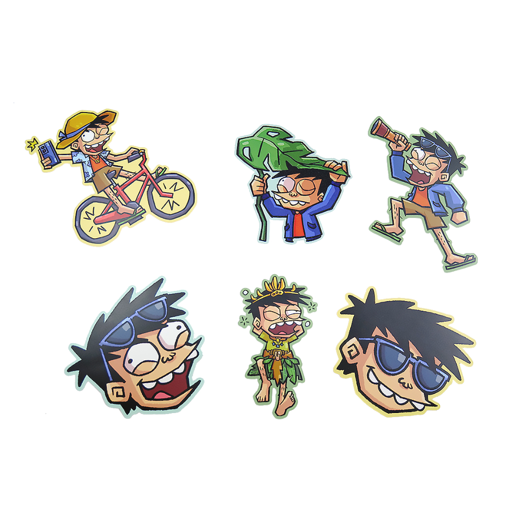 

Sticker Pack Si Juki Harta Pulau Monyet
