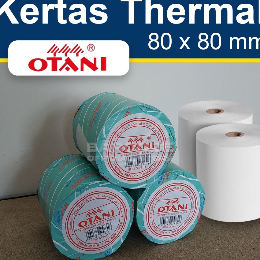 

HJ6 Otani 8x8mm 8x8 mm 8 x 8 Kertas Struk Kasir Thermal