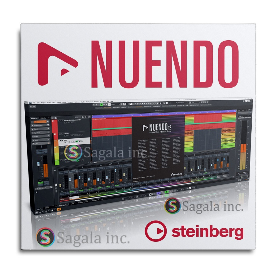 NUENDO 12 13 - MAC - DAW MIXING RECORDING MASTERING EDITING AUDIO STEINBERG