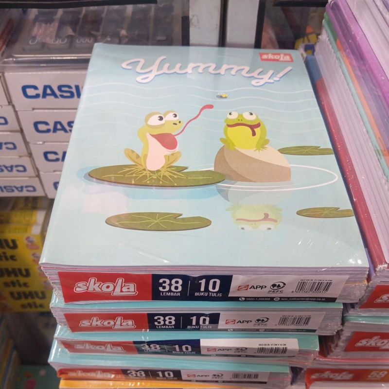 

Buku tulis Skola 38lbr 1pak/10buku