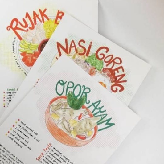 

Mega Kartu Pos Recipe postcard