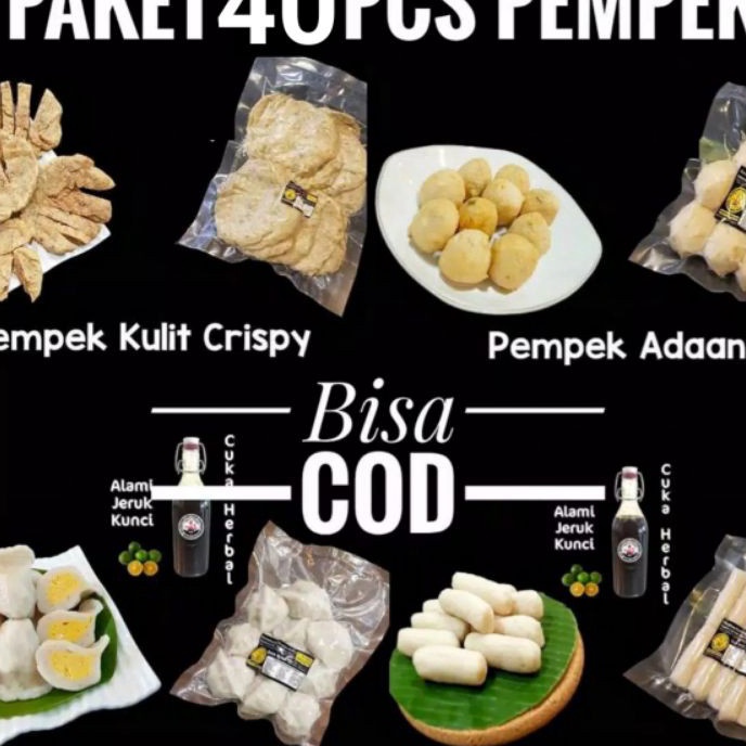 

FG2 PEMPEK PALEMBANG KECIL PAKET CAMPUR 4PCS CUKO