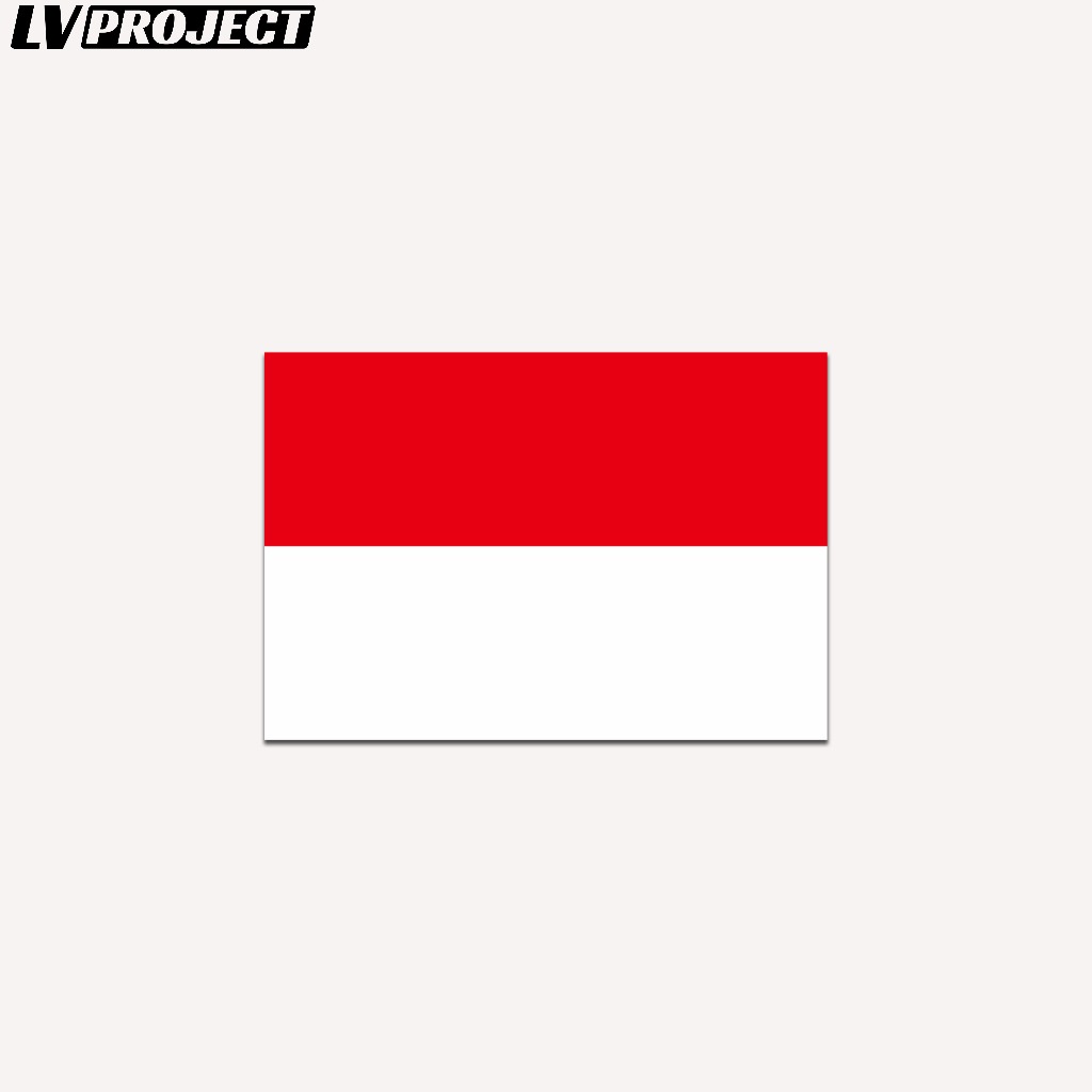 

Stiker Bendera Merah Putih Tahan Air Vinyl Glossy Sticker Indonesia Agustus