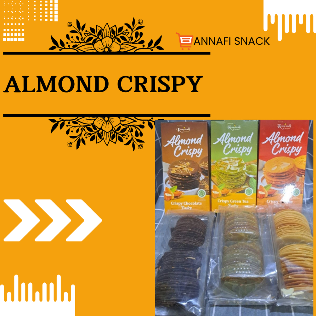 

ALMOND CRISPY PASTRY OLEH OLEH KHAS BANDUNG // KUNANG KUNANG