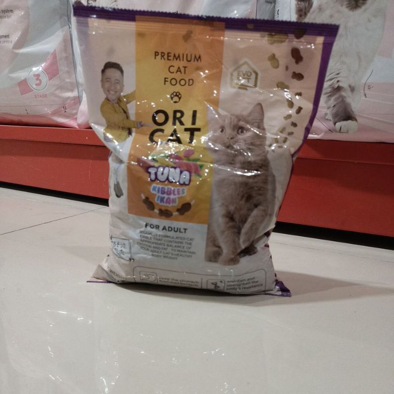 Gojek Ori Cat tuna ikan paket 8 kg (800x 10 ) Makanan kucing ori cat dry food Cat food