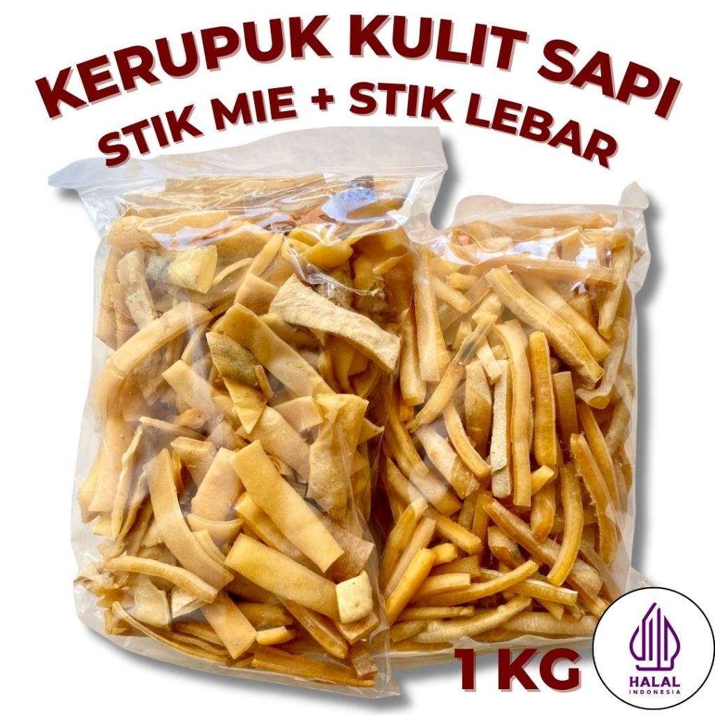 

2Xbtygneal Sakha Snack ) Kerupuk Kulit Sapi Mentah 1Kg / Rambak Sapi Mentah / Krecek Rambak Sapi