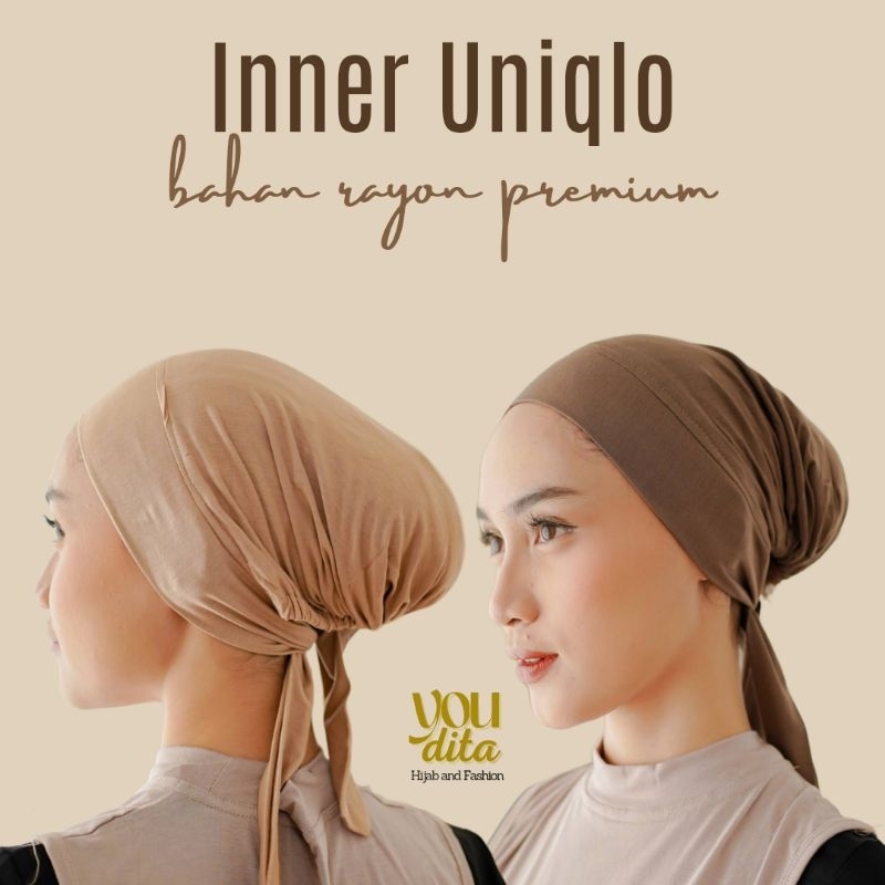Inner uniqlo ciput hijab anti pusing