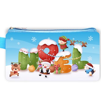 

TERDAHSYAT Mini Case Natal Christmas 221 NOEL Biru Muda Tempat Pensil Karakter Anak Souvenir Natal Sekolah Minggu