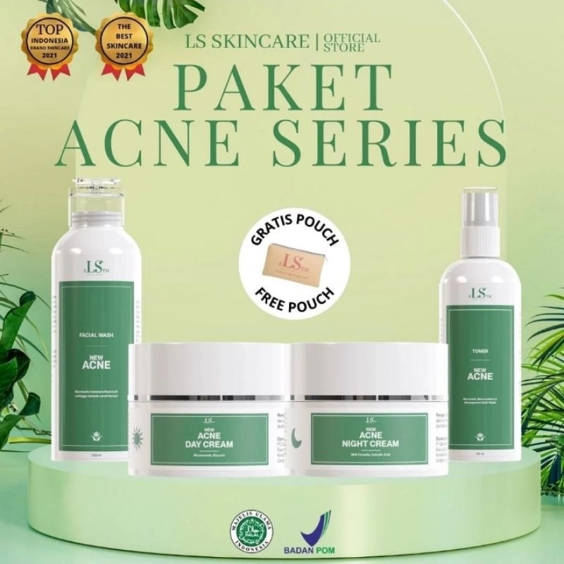 LS SKINCARE PAKET ACNE/KULIT BERJERAWAT