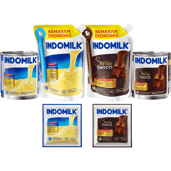 

INDOMILK SACHET POUCH DAN KALENG SUSU KENTAL MANIS KRIMER