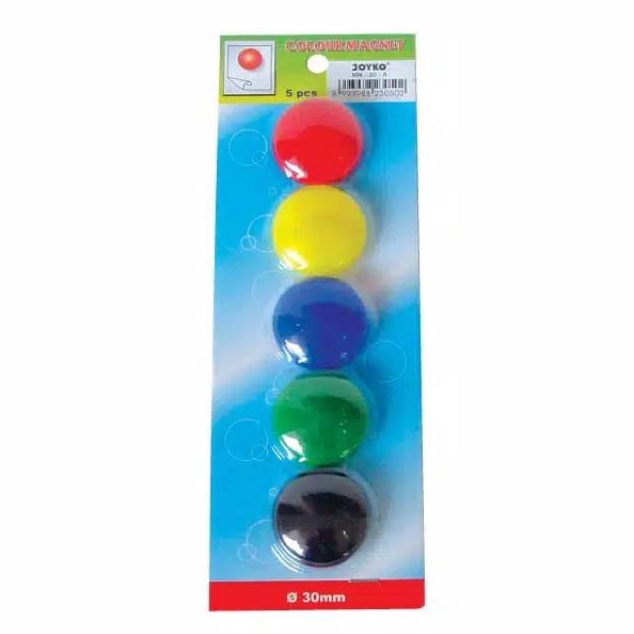 

TERBUKTI Magnet Joyko MN 35 Magnetik Warna Isi 5 Pcs