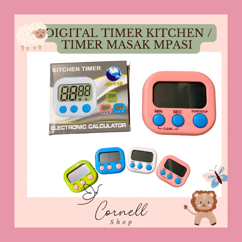 Timer Digital  Kitchen timer masak digital timer masak mpasi