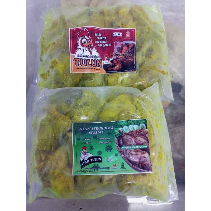 

Ayam serundeng dan Ayam tulang lunak